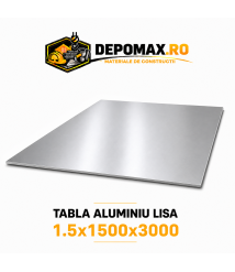 Tabla aluminiu lisa 1.5mm, 1500x3000mm (1050A)